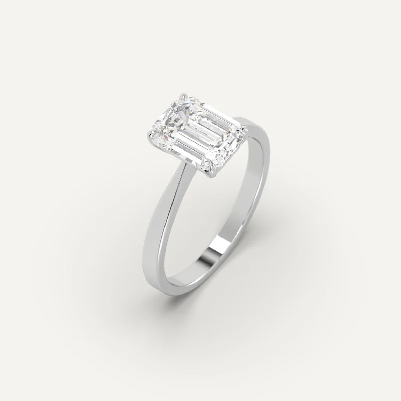 Exclusive Gemstone Jewelry Markdowns – Shop Now 2 carat Emerald Cut Diamond Ring