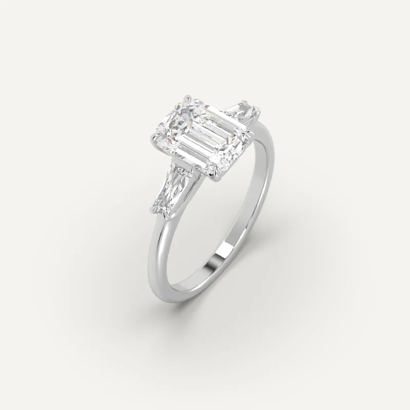 Luxury Jewelry At Unbeatable Discounts 2 carat Emerald Cut Diamond Ring