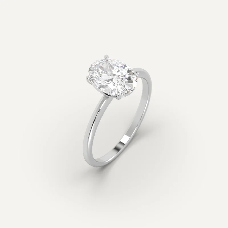 Discounted Jewelry For A Glamorous Look 2 carat Oval Cut Diamond Ring