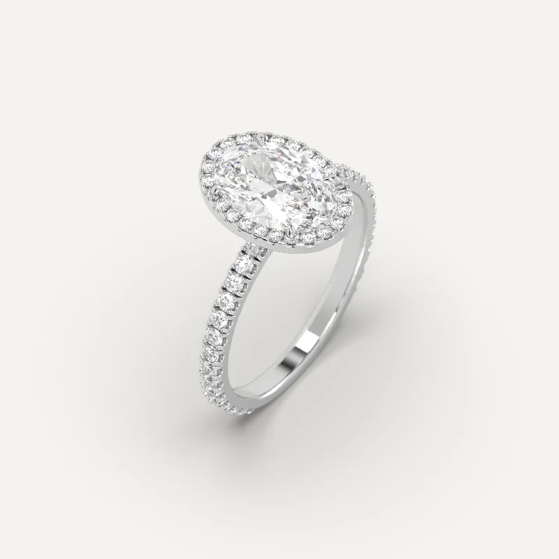 Luxury Jewelry Sale – Sparkle For Less 2 carat Oval Cut Diamond Ring
