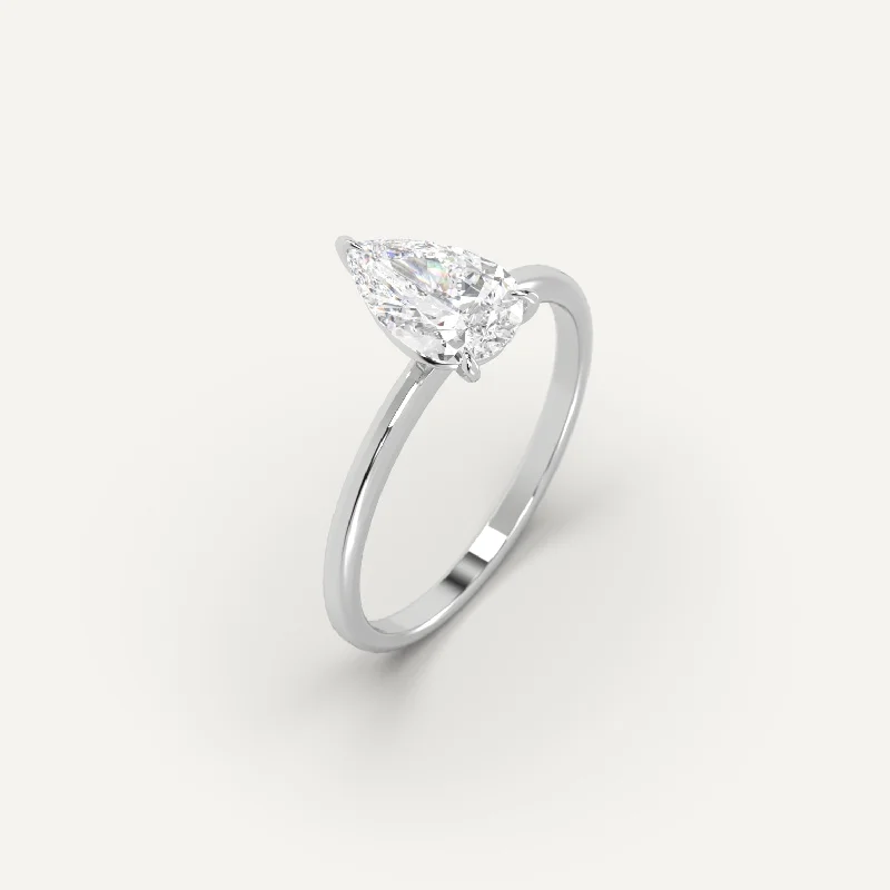 Huge Savings On Timeless Jewelry Collections 2 carat Pear Cut Diamond Ring