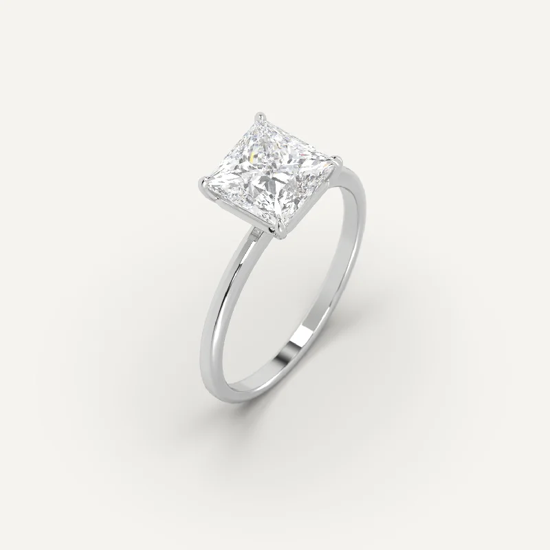 Handcrafted Jewelry Sale – Unique Designs At Low Prices 2 carat Princess Cut Diamond Ring Handcrafted Jewelry Sale – Unique Designs At Low Prices 2 carat Princess Cut Diamond Ring