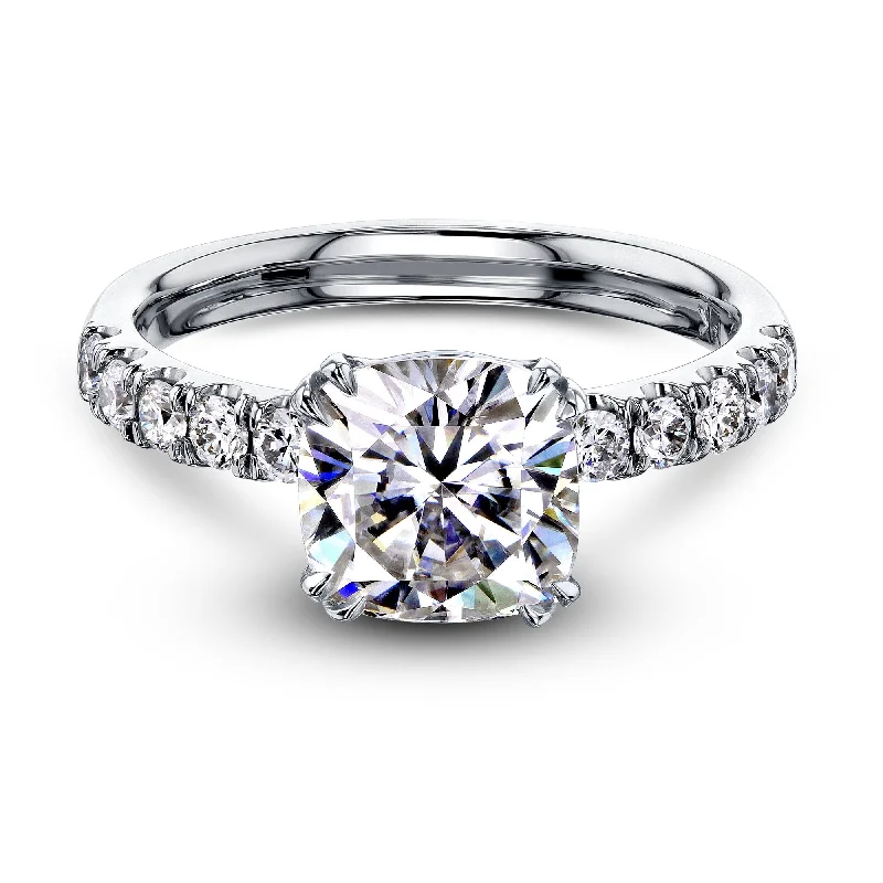 Jewelry Clearance Sale – Final Reductions 2ct Cushion Forever One Moissanite Comfort Fit French Pave Jewelry Clearance Sale – Final Reductions 2ct Cushion Forever One Moissanite Comfort Fit French Pave