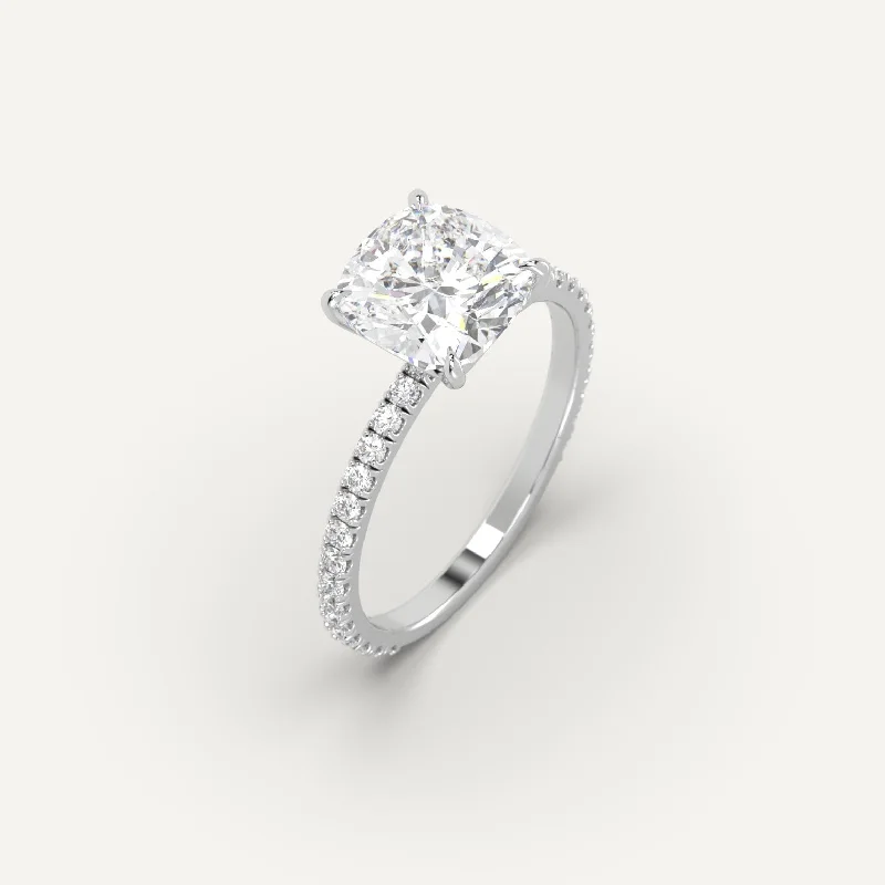 Exclusive Jewelry Sale Event – Shop Now 3 carat Cushion Cut Diamond Ring