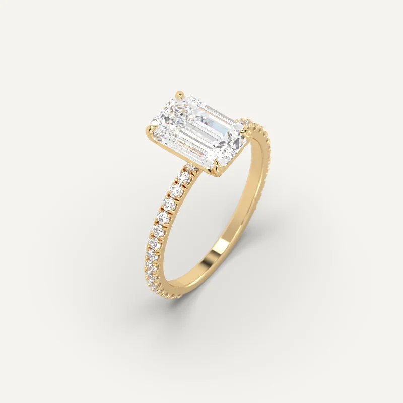 Jewelry Sale Alert – Shop Timeless Elegance Today 3 carat Emerald Cut Diamond Ring