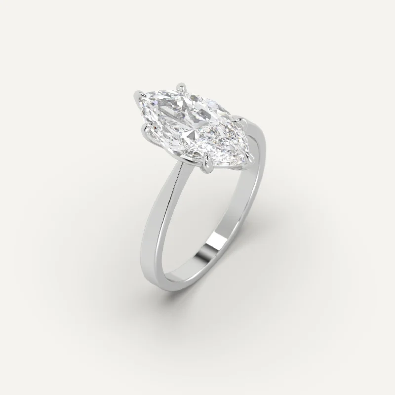 Timeless Jewelry Styles At Wallet-Friendly Prices 3 carat Marquise Cut Diamond Ring