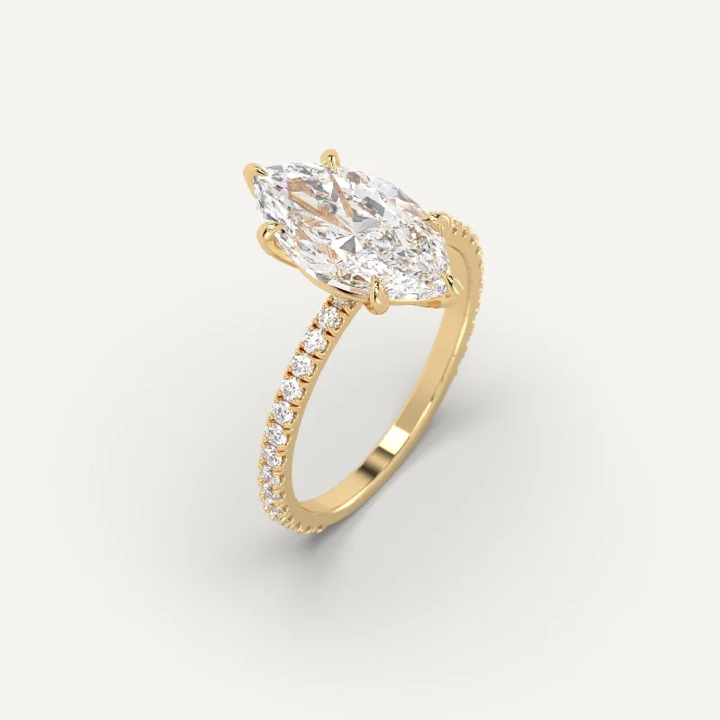 Get Ready To Sparkle – Special Jewelry Discounts 3 carat Marquise Cut Diamond Ring Get Ready To Sparkle – Special Jewelry Discounts 3 carat Marquise Cut Diamond Ring