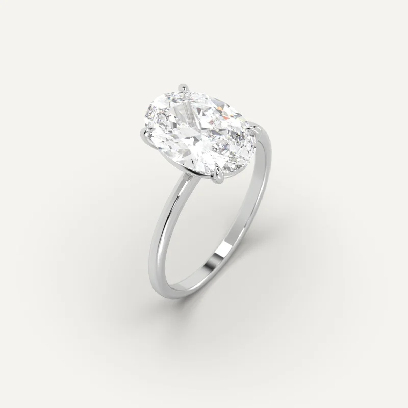 Elegant Jewelry Pieces At Unbelievable Prices 3 carat Oval Cut Diamond Ring
