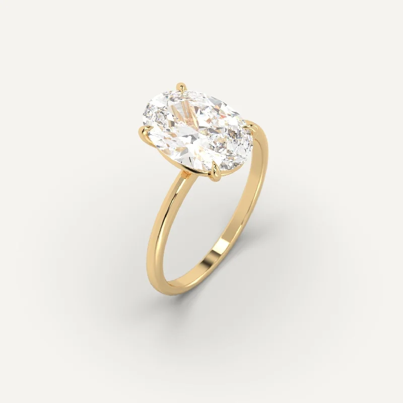 Limited-Stock Jewelry Sale – Once It's Gone, It's Gone 3 carat Oval Cut Diamond Ring Limited-Stock Jewelry Sale – Once It's Gone, It's Gone 3 carat Oval Cut Diamond Ring