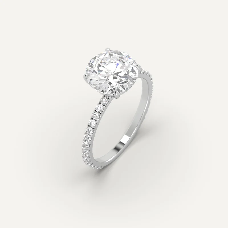 Affordable Elegance – Special Jewelry Sale Now Live 3 carat Round Cut Diamond Ring