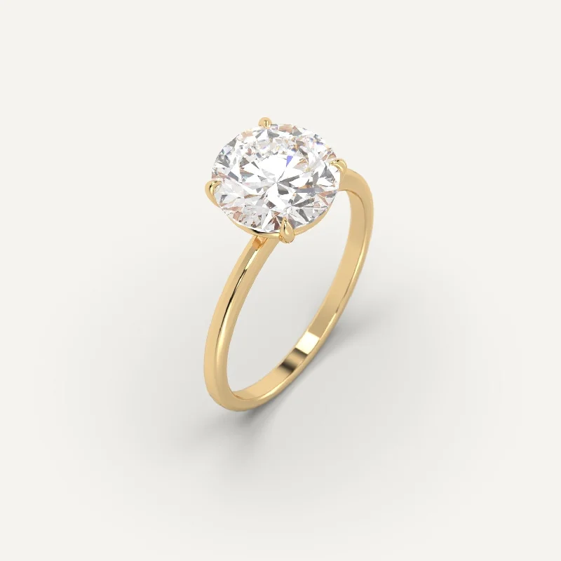 Buy More, Save More – Special Jewelry Discounts 3 carat Round Cut Diamond Ring