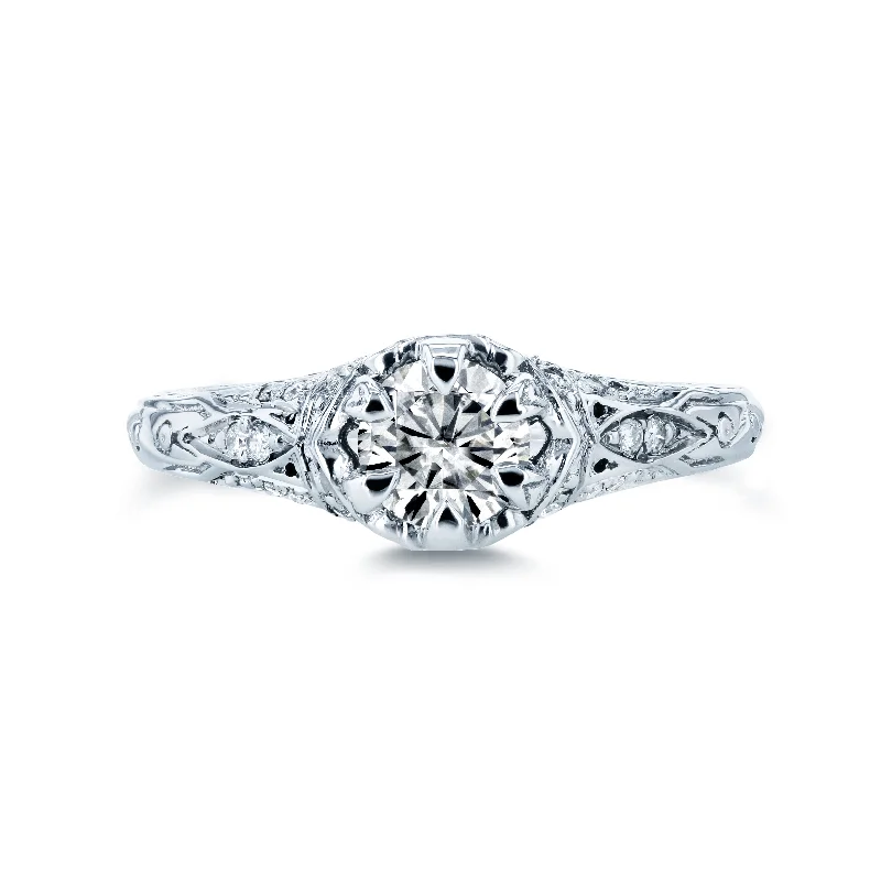 Unlock Unbeatable Jewelry Deals Before They’Re Gone Ornate 6-Prong Ring