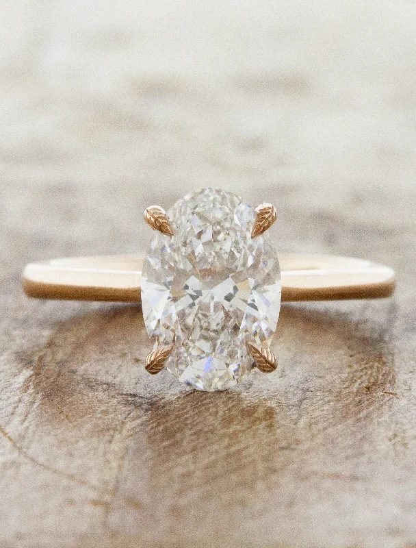 Luxury Jewelry Without The Luxury Price Tag Magnolia - 2.15ct Oval Lab Grown Diamond Luxury Jewelry Without The Luxury Price Tag Magnolia - 2.15ct Oval Lab Grown Diamond