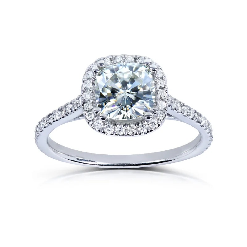 Must-Have Jewelry At Unbelievable Discounts 1-1/3ct.tw Cushion Moissanite Halo- Moissanite & Lab Diamonds Must-Have Jewelry At Unbelievable Discounts 1-1/3ct.tw Cushion Moissanite Halo- Moissanite & Lab Diamonds