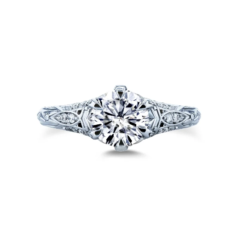 Don't Miss Our Biggest Jewelry Sale Of The Season 1ct Ornate 6-Prong Ring