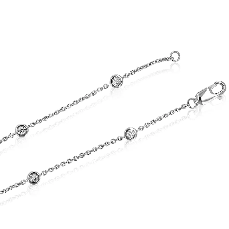 Modern Jewelry At Exclusive Discounts – Shop Today 1/5 cttw 7 Stones Round Diamond Bracelet 14K White Gold Prong Set 7.25 Inch Modern Jewelry At Exclusive Discounts – Shop Today 1/5 cttw 7 Stones Round Diamond Bracelet 14K White Gold Prong Set 7.25 Inch