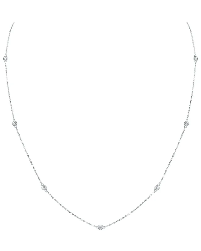 Dazzle With Discounts – Shop Jewelry On Sale 14K White Gold 3/4Ct Tw Diamond By The Yard 18" Dazzle With Discounts – Shop Jewelry On Sale 14K White Gold 3/4Ct Tw Diamond By The Yard 18"