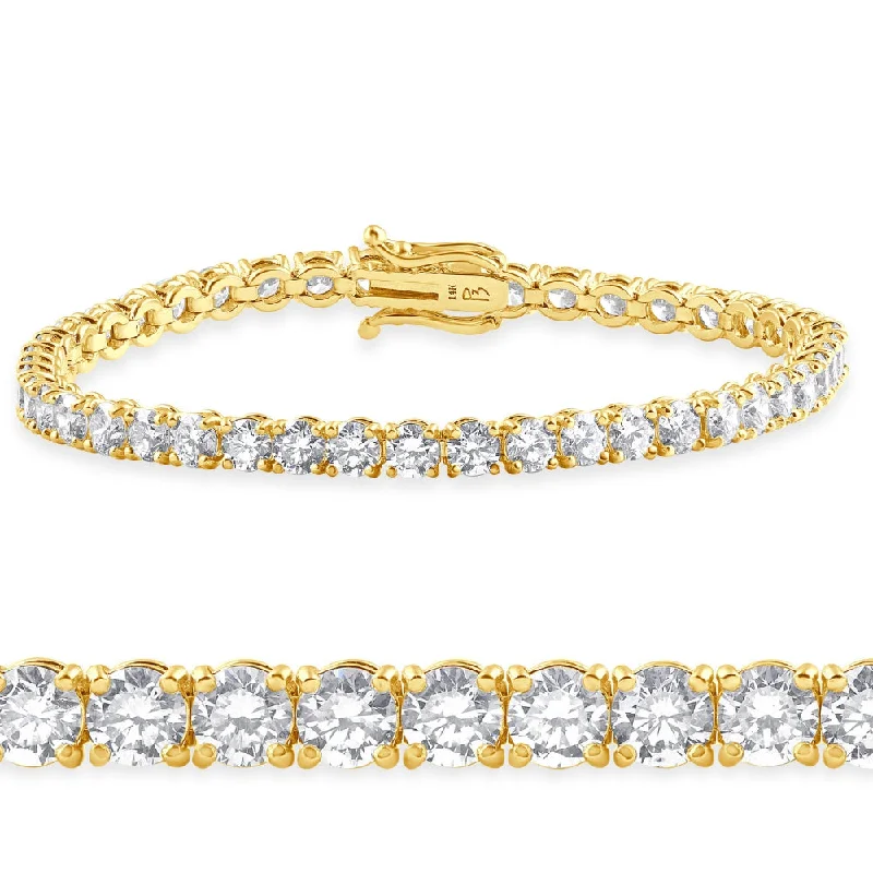 Exclusive Jewelry Bundles At Discounted Rates 9 Ct Lab Grown Diamond Tennis Bracelet 14K Yellow Gold 7" Lab Grown Exclusive Jewelry Bundles At Discounted Rates 9 Ct Lab Grown Diamond Tennis Bracelet 14K Yellow Gold 7" Lab Grown