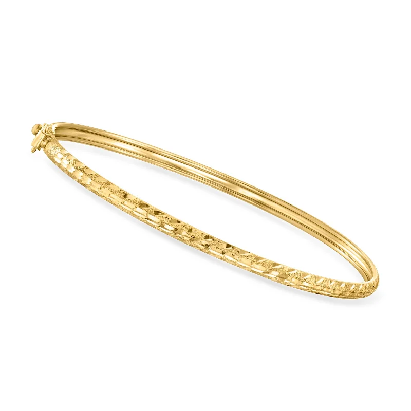 Luxury Jewelry At Unbeatable Discounts Canaria 10kt Yellow Gold Flexible Bangle Bracelet Luxury Jewelry At Unbeatable Discounts Canaria 10kt Yellow Gold Flexible Bangle Bracelet