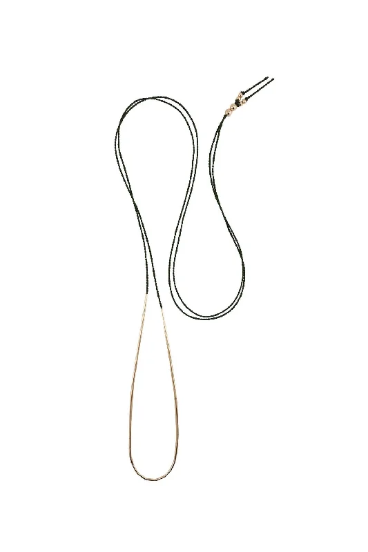 Fashion-Forward Jewelry At Exclusive Discounts Dorado Necklace In Gold/black
