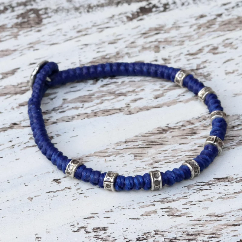 Exclusive Jewelry Sale Event – Shop Now Good Living in Blue Wristband Bracelet with Karen Silver in Blue from Thailand Exclusive Jewelry Sale Event – Shop Now Good Living in Blue Wristband Bracelet with Karen Silver in Blue from Thailand