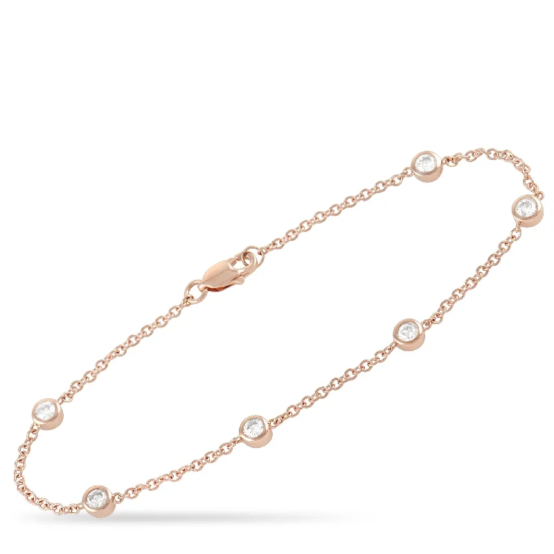 The Perfect Accessory For Less – Jewelry Sale Live LB Exclusive 14K Rose Gold 0.55 ct Diamond Bracelet The Perfect Accessory For Less – Jewelry Sale Live LB Exclusive 14K Rose Gold 0.55 ct Diamond Bracelet