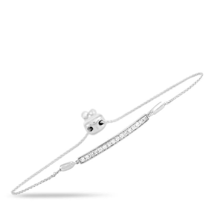 Handcrafted Beauty At Affordable Prices LB Exclusive 14K White Gold 0.25 ct Diamond Bracelet Handcrafted Beauty At Affordable Prices LB Exclusive 14K White Gold 0.25 ct Diamond Bracelet