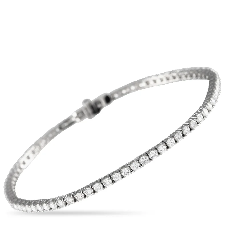 Luxury Jewelry Without The Luxury Price Tag LB Exclusive 14K White Gold 2.52ct Diamond Tennis Bracelet MF08-121823 Luxury Jewelry Without The Luxury Price Tag LB Exclusive 14K White Gold 2.52ct Diamond Tennis Bracelet MF08-121823