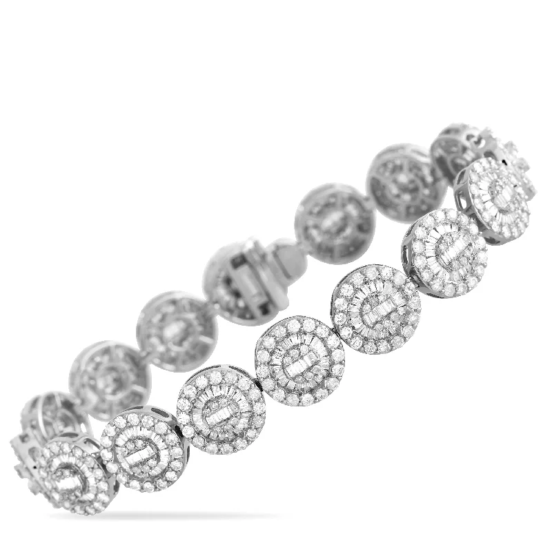 Don't Miss Out On Jaw-Dropping Jewelry Discounts LB Exclusive 18K White Gold 7.30ct Diamond Bracelet MF20-110623 Don't Miss Out On Jaw-Dropping Jewelry Discounts LB Exclusive 18K White Gold 7.30ct Diamond Bracelet MF20-110623
