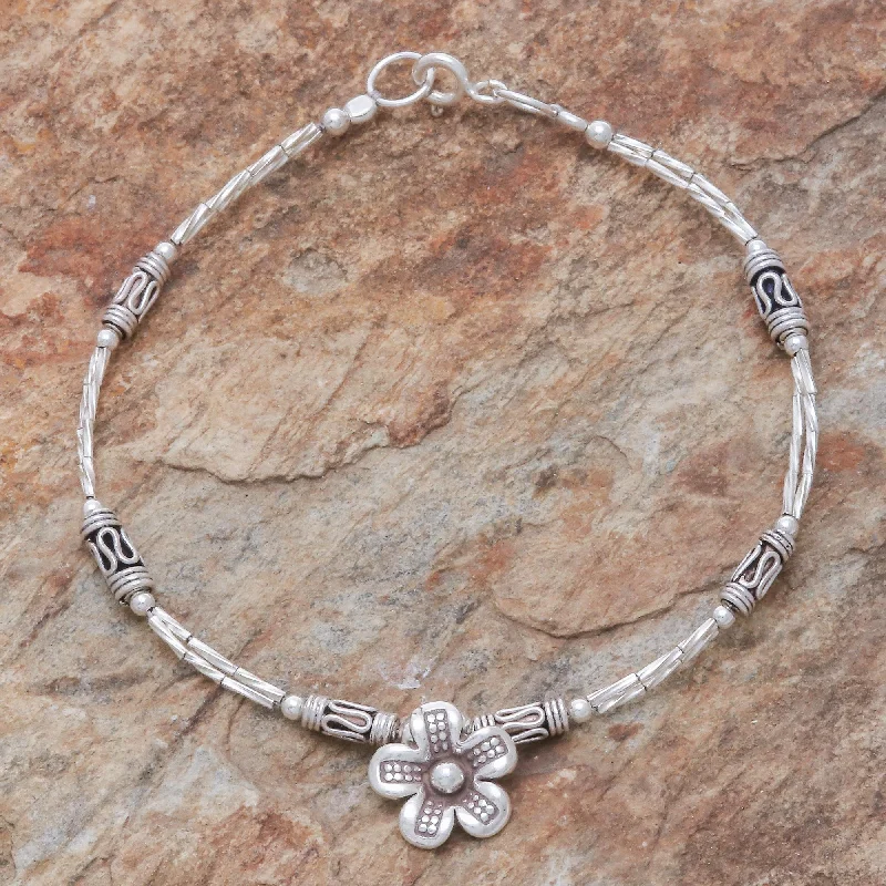 Discounted Luxury Jewelry – Shine Without The Splurge Life of a Flower Floral Hill Tribe Silver Beaded Pendant Bracelet Discounted Luxury Jewelry – Shine Without The Splurge Life of a Flower Floral Hill Tribe Silver Beaded Pendant Bracelet