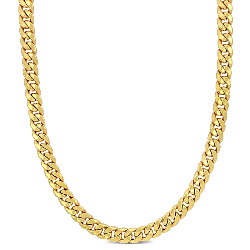 Jewelry Clearance – Final Chance To Save Big Mimi & Max 6.6mm Curb Chain Necklace in 10k Yellow Gold, 24 in Jewelry Clearance – Final Chance To Save Big Mimi & Max 6.6mm Curb Chain Necklace in 10k Yellow Gold, 24 in