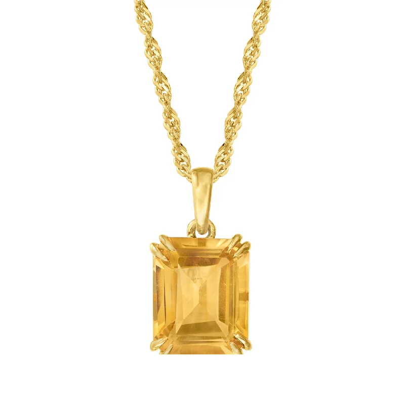 High-End Sparkle, Low-End Prices – Jewelry Sale Live Ross-Simons Citrine Pendant Necklace in 18kt Gold Over Sterling High-End Sparkle, Low-End Prices – Jewelry Sale Live Ross-Simons Citrine Pendant Necklace in 18kt Gold Over Sterling