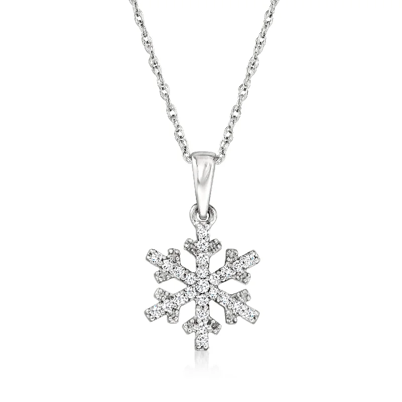 Seasonal Jewelry Deals – Elevate Your Style Ross-Simons Diamond Snowflake Pendant Necklace in 14kt White Gold Seasonal Jewelry Deals – Elevate Your Style Ross-Simons Diamond Snowflake Pendant Necklace in 14kt White Gold