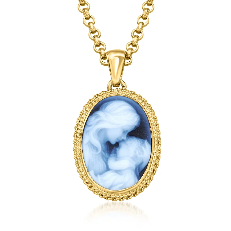Handcrafted Jewelry Sale – Unique Designs At Low Prices Ross-Simons Italian Black Agate Mother and Child Cameo Pendant Necklace in 18kt Gold Over Sterling Handcrafted Jewelry Sale – Unique Designs At Low Prices Ross-Simons Italian Black Agate Mother and Child Cameo Pendant Necklace in 18kt Gold Over Sterling