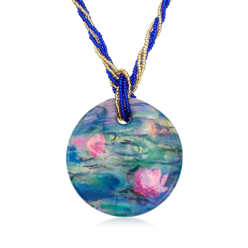 Bestselling Jewelry At Special Promotional Rates Ross-Simons Italian "Water Lilies" Murano Glass Multi-Strand Pendant Necklace With 18kt Gold Over Sterling Bestselling Jewelry At Special Promotional Rates Ross-Simons Italian "Water Lilies" Murano Glass Multi-Strand Pendant Necklace With 18kt Gold Over Sterling