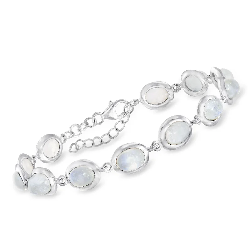 Bestselling Jewelry At Special Promotional Rates Ross-Simons Moonstone Bracelet in Sterling Silver Bestselling Jewelry At Special Promotional Rates Ross-Simons Moonstone Bracelet in Sterling Silver