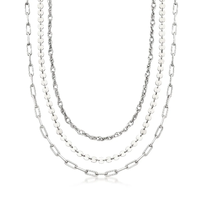 Trending Jewelry Now Available At Exclusive Prices Ross-Simons Sterling Silver Jewelry Set: 3 Necklaces Trending Jewelry Now Available At Exclusive Prices Ross-Simons Sterling Silver Jewelry Set: 3 Necklaces