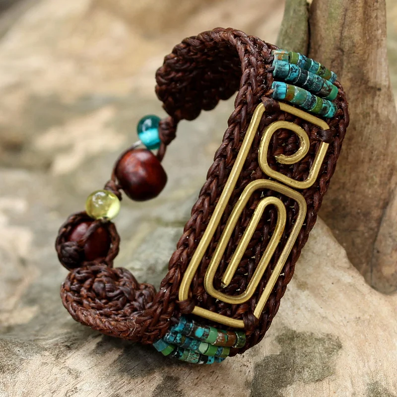 Save On Luxury Jewelry Pieces – Limited-Time Offers Siam Fortress Brown Brass and Reconstituted Turquoise Wristband Bracelet Save On Luxury Jewelry Pieces – Limited-Time Offers Siam Fortress Brown Brass and Reconstituted Turquoise Wristband Bracelet