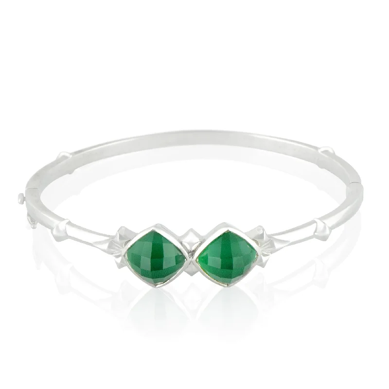 Timeless Beauty, Unbeatable Deals – Jewelry Sale On Stephen Webster Silver Chrysoprase and Quartz Bangle Bracelet Timeless Beauty, Unbeatable Deals – Jewelry Sale On Stephen Webster Silver Chrysoprase and Quartz Bangle Bracelet
