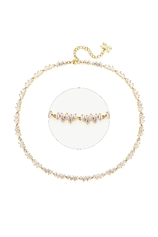 Modern Jewelry At Exclusive Discounts – Shop Today T Shape Zirconia Necklace