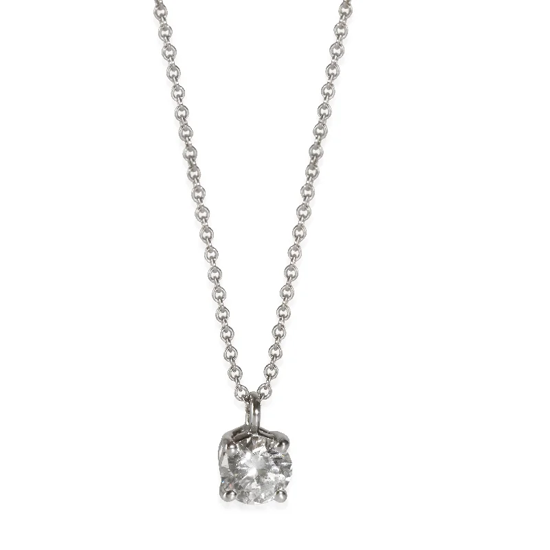 Make Your Outfit Shine With Discounted Jewelry Tiffany & Co. Solitaire Diamond Fashion Pendant in Platinum G VS1 0.5 CTW Make Your Outfit Shine With Discounted Jewelry Tiffany & Co. Solitaire Diamond Fashion Pendant in Platinum G VS1 0.5 CTW