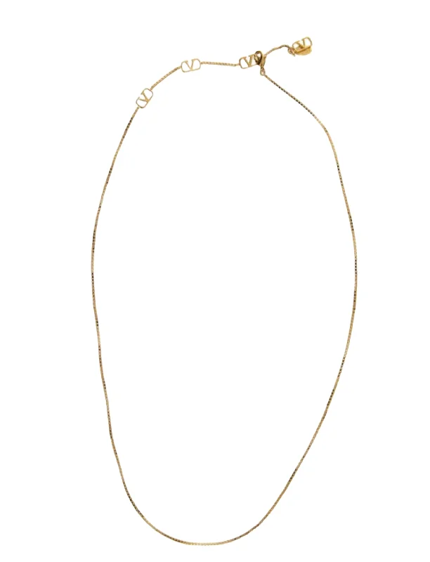 Breathtaking Jewelry At Limited-Time Savings Valentino Garavani V'logo Charm Necklace Breathtaking Jewelry At Limited-Time Savings Valentino Garavani V'logo Charm Necklace