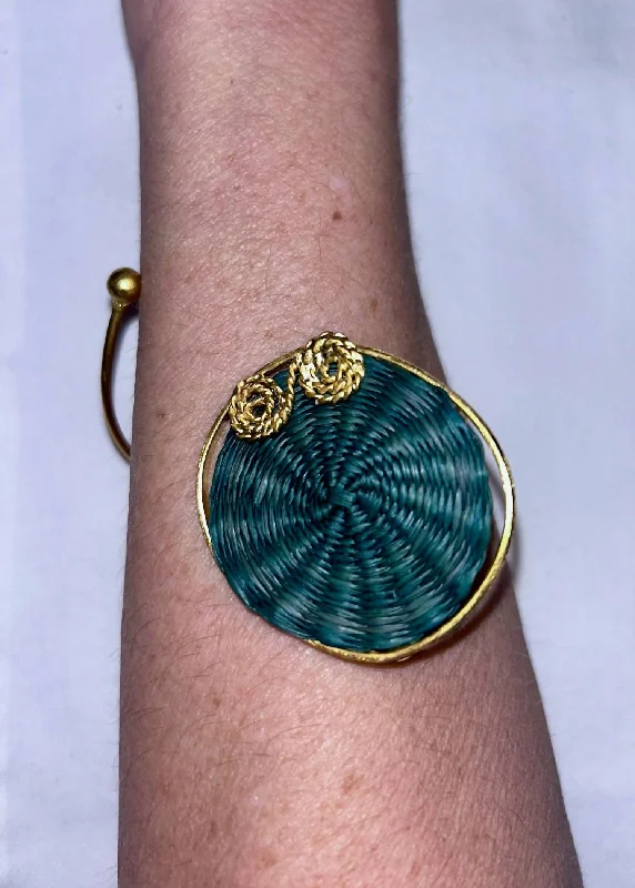 Limited-Time Offer On Elegant Jewelry Pieces Women's Iraca Palm Bracelet In Green