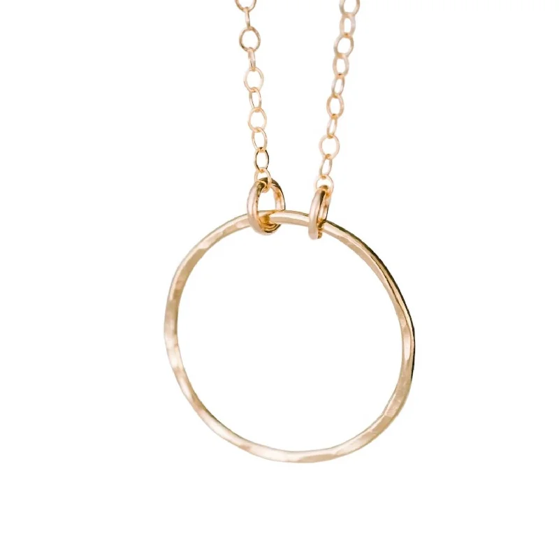 Jewelry Deals That Sparkle – Shop Today Women's Open Ring Necklace In Gold