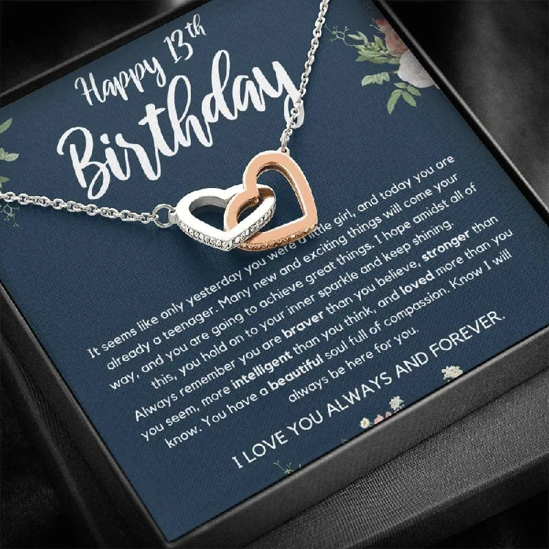 High-End Sparkle, Low-End Prices – Jewelry Sale Live 13th Birthday Neaklace - for Girl With Message Card Gift for Girl Turning 13 Gift for 13 Year Old Teenage Girl Gift High-End Sparkle, Low-End Prices – Jewelry Sale Live 13th Birthday Neaklace - for Girl With Message Card Gift for Girl Turning 13 Gift for 13 Year Old Teenage Girl Gift