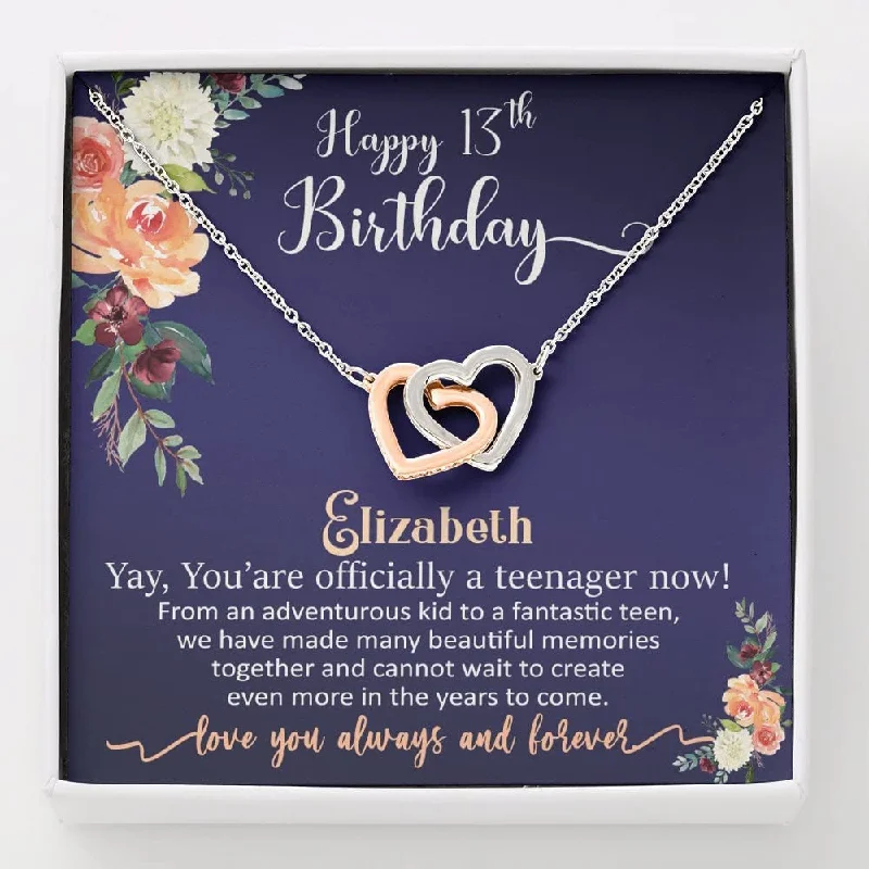 Personalized Jewelry Sale – Unique Gifts At Low Prices 13th Birthday Neaklace Interlocking Heart Neckalce for Girl 13th Birthday Girl Official Teenager 13th Thirteenth Personalized Jewelry Sale – Unique Gifts At Low Prices 13th Birthday Neaklace Interlocking Heart Neckalce for Girl 13th Birthday Girl Official Teenager 13th Thirteenth