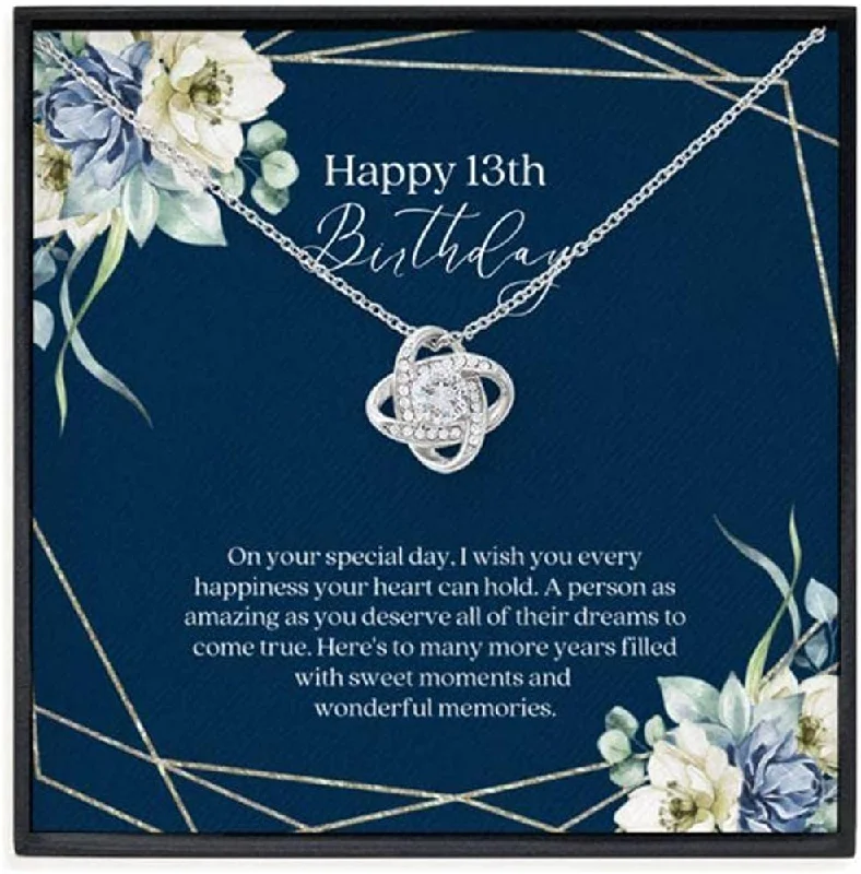Sparkle For Less – Shop Our Limited-Time Jewelry Deals 13th Birthday NeaklaceDaughter Necklace Niece Necklace Girls 13th Birthday Love Knot Necklace Gift Teen Girl Gifts Sparkle For Less – Shop Our Limited-Time Jewelry Deals 13th Birthday NeaklaceDaughter Necklace Niece Necklace Girls 13th Birthday Love Knot Necklace Gift Teen Girl Gifts