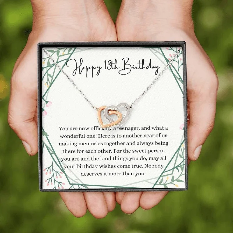 Seasonal Jewelry Clearance – Best Styles At The Lowest Prices 13th Birthday Necklace Interlocking Hearts 13th Official Teenager Thirteenth Birthday Necklace Gift For 13 Year Old Seasonal Jewelry Clearance – Best Styles At The Lowest Prices 13th Birthday Necklace Interlocking Hearts 13th Official Teenager Thirteenth Birthday Necklace Gift For 13 Year Old