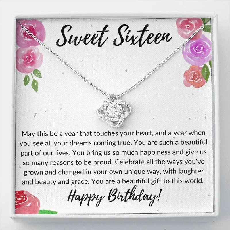 Timeless Beauty, Unbeatable Deals – Jewelry Sale On 16th Birthday Neaklace Love Knot Necklace for Daughter Niece Friend on Sweet 16 Sixteen Birthday Beautiful Gift To My Timeless Beauty, Unbeatable Deals – Jewelry Sale On 16th Birthday Neaklace Love Knot Necklace for Daughter Niece Friend on Sweet 16 Sixteen Birthday Beautiful Gift To My