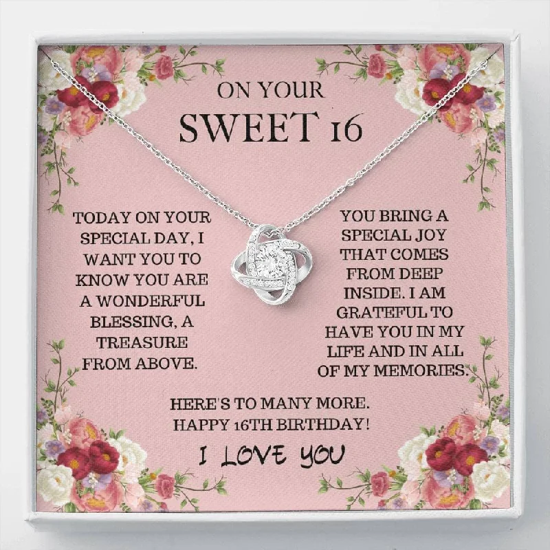 Flash Jewelry Sale – Get Stunning Pieces At Low Prices 16th Birthday Neaklace - Special Joy Love Knot Necklace Sweet 16 Necklace Sweet 16th Sixteenth Birthday Sweet 16 Flash Jewelry Sale – Get Stunning Pieces At Low Prices 16th Birthday Neaklace - Special Joy Love Knot Necklace Sweet 16 Necklace Sweet 16th Sixteenth Birthday Sweet 16